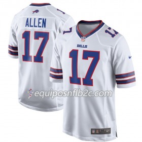 Camiseta Hombre NFL Buffalo Bills Josh Allen 17 Nike Blanco